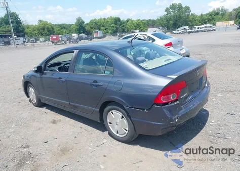 2006 Honda Civic Hybrid z USA, uszkodzony, nr VIN JHMFA36296S021877
